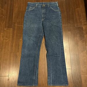 「 70s Lee 200 サイド黒タグ フレア デニムパンツ 」 vintageジーンズ Levi’s ラングラー ヴィンテージ ストームライダー 101z 101b