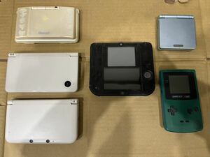 ジャンク NINTENDO GAME BOY COLOR 2DS DS DSLL 3DSLL まとめて ６台 セット 任天堂 ニンテンドー Nintendo ゲームボーイ カラー