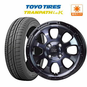 サマータイヤ ホイール 4本セット ホットスタッフ マッドクロス グレイス TOYO トランパス LuK 155/65R14