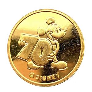 ディズニー金貨 ミッキー アメリカ 24金 純金 2.5g コイン イエローゴールド コレクション Gold