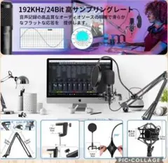 ❤人気YouTuber愛用♪❤生放送やライブ配信用❣プロ用コンデンサーマイク