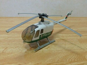s006k　POLIZEI　D-HNWE　BO-105　ヘリコプター　siku　ドイツ製　模型　ミニチュア