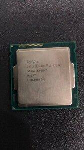 CPU インテル Intel Core I7-4770K プロセッサー 中古 動作未確認 ジャンク品 - A323