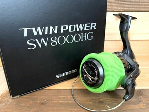 ■ 美品 SHIMANO TWIN POWER SW8000HG シマノ ツインパワー スピニング リール 箱/説 有 ★