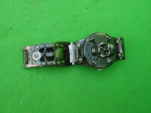 ■特珍■DANGER　カバー付き　腕時計　可動品（希少）