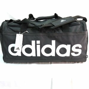 HT4743 ブラック 新品 adidas アディダス ボストンバッグ 56cm 定価4500円 スポーツバッグ 大容量 部活 旅行 スポーツ