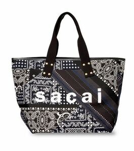 全国完売 21ss sacai Patchwork Tote サカイ トートバッグ バンダナ柄 ペイズリー