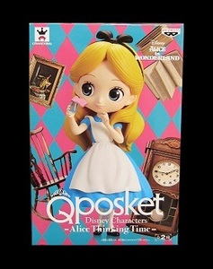 Qposket　Disney Characters　Alice Thinking Time　ノーマル　/　ふしぎの国のアリス
