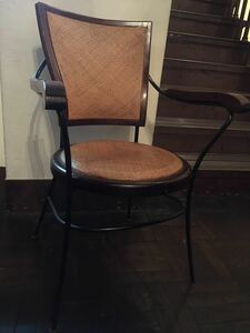 高級アンティーク籐製椅子