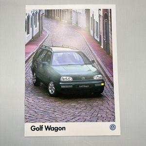 Volkswagen Golf Wagonフォルクスワーゲン ゴルフ ワゴン カタログ VW IV 1J型　ゴルフワゴン　ステーションワゴン