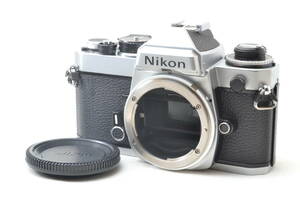 希少品 ”D” DEMOモデル 外観美品 ニコン Nikon FE 一眼レフ MF フィルムカメラ シルバー ボディ #1001