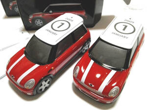 即決 非売品 MINI CALENDAR 2009年 カレンダー ミニカー インテリア 車 飾り 置物 置き物 オブジェ ノベルティ グッズ 赤 レッド 送料無料