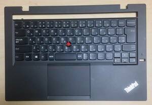 ▲Thinkpad X1 Carbon 2014年用 キーボード +パームレスト+タッチパッドセット ☆0C45100