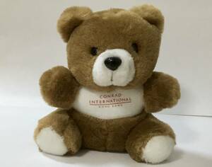 【 Teddy Bear 】1990年代 『 テディベア・コンラッドホテル 香港 』CONRAD INTERNATIONAL HONG KONG 個人宅保管