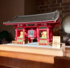 【木製模型 / 塗装完成品】浅草寺 雷門 1/50