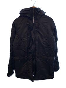 ALPHA INDUSTRIES◆フライトジャケット/M/ナイロン/BLK/20094-201