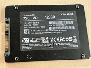 SAMSUNG SSD120GB【動作確認済み】0214