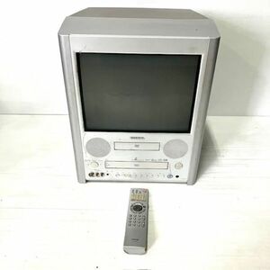 仙4 東芝 15VD17 DVD・VTR内蔵テレビ ブラウン管テレビ 15インチ リモコン付き VHS ビデオ TOSHIBA カラーテレビ レトロ