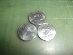 アメリカ5セント硬貨×3枚（2004年Ｐ）