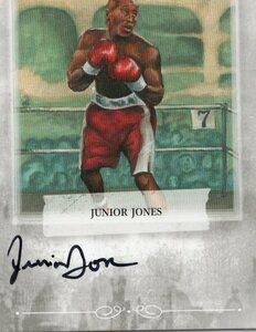 2009 Sports Kings LP Boxing ボクシング AUTOGRAPH 直筆サイン カード JUNIOR JONES ジュニア・ジョーンズ 新品ミント状態品