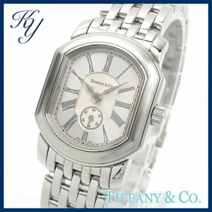 1円～ 3ヶ月保証付き 磨き済み 美品 本物 人気 Tiffany & Co. ティファニー マーククーペ SMサイズ レディース 時計