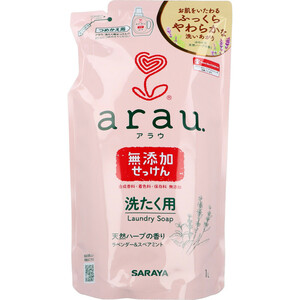 まとめ得 arau.アラウ 洗たく用せっけん 詰替用 1Ｌ x [4個] /k