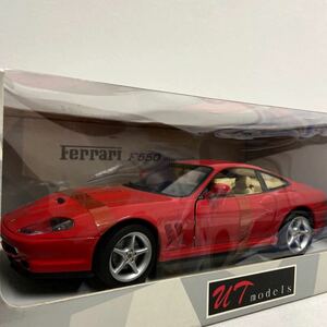 UT models 1/18 Ferrari F550 Maranello 1996年 Red UTモデル フェラーリ マラネロ レッド ミニカー モデルカー