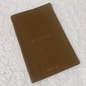 グッチ「GUCCI」キーリング 「グッチョリ クリスティーナ用」保存布 (3127) 正規品 付属品 1枚布 三つ折り型 12×19cm ブラウン 布製