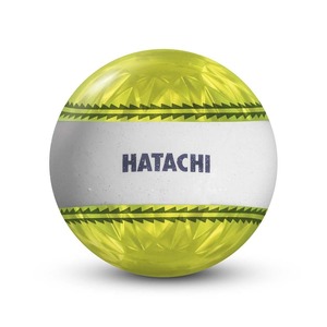 24年モデル hatachi ナビゲーションボール 蛍光イエロー グラウンドゴルフ ハタチ
