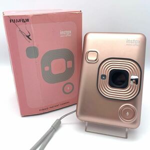 FUJIFILM フジフィルム コンパクトデジタルカメラ instax mini INSTAX MINI LIPLAY BLUSH GOLD 箱