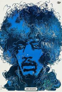 ポスター★ジミ・ヘンドリックス（Jimi Hendrix）1974年 ポスター by ヴァルデマル・スワージー/ポーランド/ジミヘン