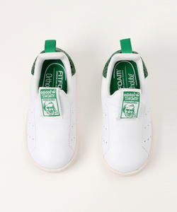 送料無料 15cm■adidas STAN SMITH 360 I S32128 アディダス スタンスミス スリッポン 白 緑 へび ベビー キッズ スニーカー リンク