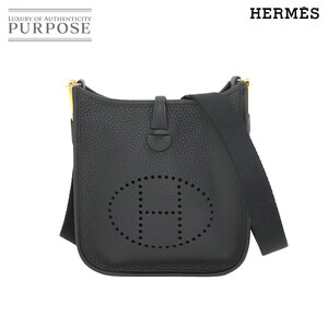 新品 未使用 エルメス HERMES エブリン TPM アマゾン ショルダー バッグ トリヨンクレマンス ブラック B刻印 Evelyne TPM Amazon 90225419