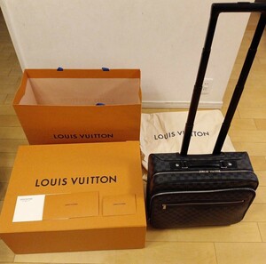 【美品 レア】ルイヴィトン ダミエ パイロットケース N23206 スーツケース LOUIS VUITTON ビジネス