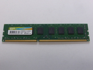 メモリ デスクトップ用 SP 1.5V DDR3-1600 PC3-12800 8GB 起動確認済みです SP008GBLTU160N02