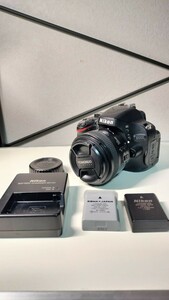 【個人出品】一眼レフカメラNikon D5100＋YONGNUO50mm F1.8 お手軽ポートレート撮影セット！動作確認済みです！