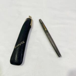 【希少】 PARKER パーカー STERLING SILVER スターリングシルバー 14K 万年筆 ケース付き 60サイズ（30）