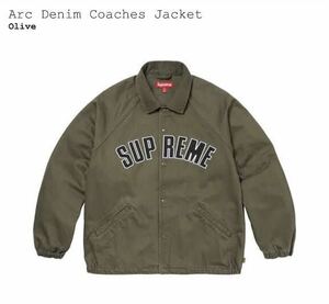 Supreme ARC Denim Coaches Jacket Olive シュプリーム デニム コーチ ジャケット オリーブ　サイズM