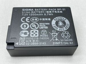 ★送料無料★SIGMA BP-51 シグマ バッテリー 現状渡し B86