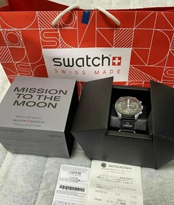 新品　Swatch Omega Bioceramic Moonswatch Mission to the Moon Speedmaster　ムーン　スウォッチ オメガ スピードマスター　1円～！！