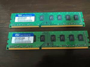 Team Group DDR3 1333 PC3 10600 4GB 2枚組　計8GB