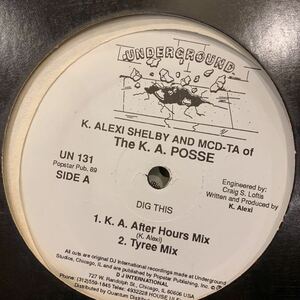 K. ALEXI SHELBY AND MCD-TA OF THE K. A. POSSE /中古レコード