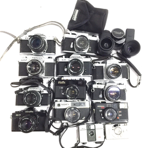 1円 MINOLTA X-7 KONICA C35 EF 含む カメラ レンズ まとめセット C071405