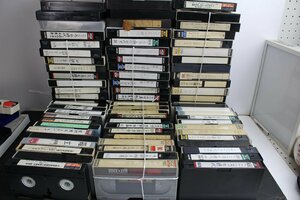 ビデオテープ VHS 中古 85本 昭和 レトロ アンティーク 古い 古道具 時代物 インテリア コレクション お洒落 中古 テレビ 記録媒体