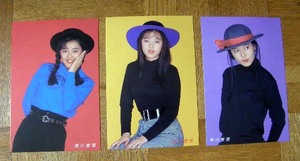 相川恵里　販促用ポストカードセット　東芝ＥＭＩ　80年代アイドル