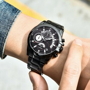 CADISEN メンズ・クォーツ腕時計・レロジオ Masculinom353802781