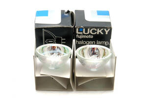 中古品【ラッキー/LUCKY fujimoto ハロゲンランプ/halogen lamp 12V-100W 2個】1323