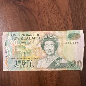 ニュージーランドドル 20ドル紙幣 NEW ZEALAND TWENTY DOLLARS 外国銭 コレクション