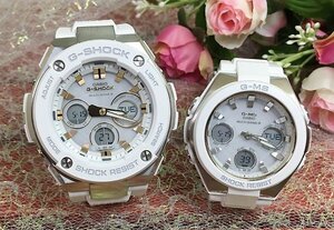 恋人達のペアウオッチ G-SHOCK BABY-G ペア腕時計 カシオ 2本セット 電波ソーラー gショック ベビーg GST-W300-7AJF MSG-W100-7AJF