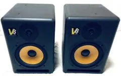 KRK V8 スピーカー ペア 音出し確認済 訳あり